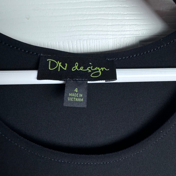 DN Design Black Fit & Flare Maxi Dress, size 4. - Picture 4 of 8